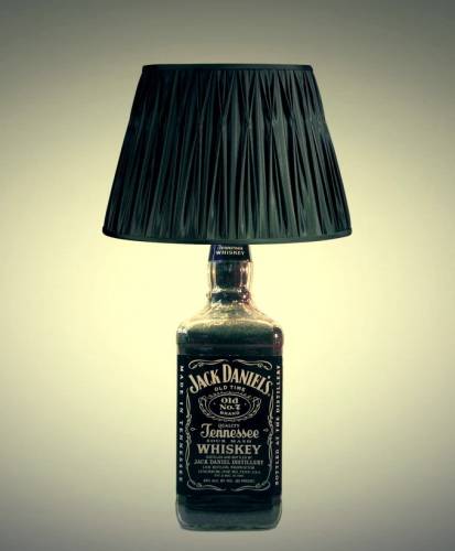 Оригинальная настольная лампа Jack Daniel’s: мастер-класс 